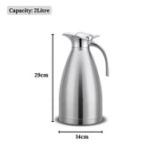 Double-Layer Stainless Steel Bottle with Vacuum Sealed Lid (2L)