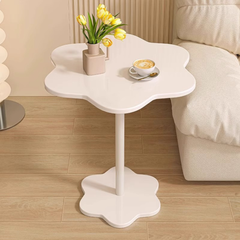 Compact Aesthetic Flower Design Side Table