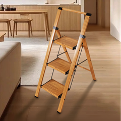 Anti-Slip Folding Ladder with Handrail