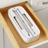 2 in 1 Compact Aluminum Foil Dispenser with Cutter