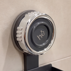 Carbon Steel Bathroom Storage Rack with Suction Cup