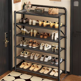 Foldable Multi-Layer Metal Shoe Rack