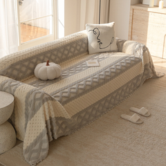 Anti-Slip Plush Dustproof Sofa Cover