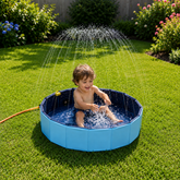 Foldable And Portable Swimming Pool With Sprinkler