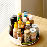 360° Rotating Open Kitchen Storage Tray for Bottles(28cm)