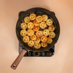 Durable Aluminum Alloy Titanium Fry Wok with Non-Stick Surface (28cm)