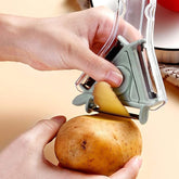 3-in-1 Fruit & Veggie Peeler with Ergonomic Handle