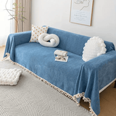 Elegance Chenille Sofa Cover :EM-SC-31 (Blue)