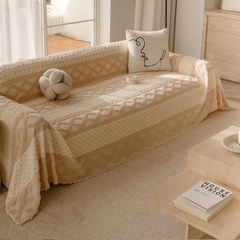 Anti-Slip Plush Dustproof Sofa Cover