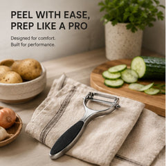 Easy Grip Kitchen Peeler with Sharp Blade