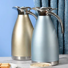 Double-Layer Stainless Steel Bottle with Vacuum Sealed Lid (2L)