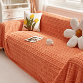 Elegance Chenille Sofa Cover : EM-SC-27 (Orange)