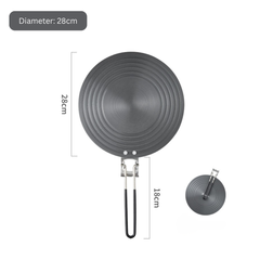 Aluminum Alloy Foldable Handle Heat Conduction Plate(28cm)