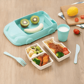 Car Shape Bamboo Fiber Baby Tray