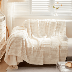 Elegance Chenille Sofa Cover : EM-SC-27 (Cream)