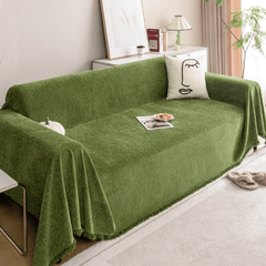 Elegance Chenille Sofa Cover :EM-SC-13 (Green)