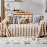 Coffee Elegance Chenille Sofa Cover : EM-SC-43