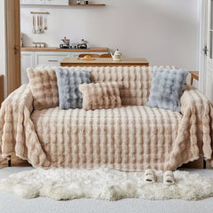 Coffee Elegance Chenille Sofa Cover : EM-SC-43