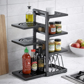Adjustable 7-Tier Heavy-Duty Pot and Pan Organizer Rack