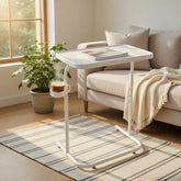 Adjustable Folding Lift Table with Sturdy Carbon Steel Support Frame