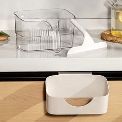 Cabinet Door Hanging Kitchen Waste Bin With Scrapper