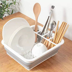 Foldable Silicone Kitchen Dish Drying Rack(36cm)