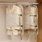 Dustproof Cotton Linen Wardrobe Compression Organizer