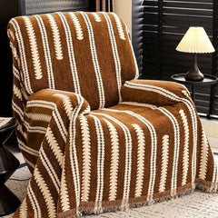 Brown Elegance Chenille Sofa Cover : EM-SC-47