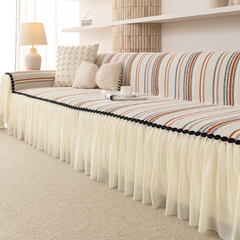 Elegance Chenille Orange Sofa Cover : EM-SC-42