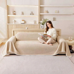 Coffee Elegance Chenille Sofa Cover : EM-SC-44