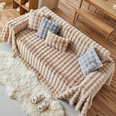 Coffee Elegance Chenille Sofa Cover : EM-SC-43