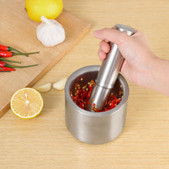 Easy Grind Stainless Steel Mortar