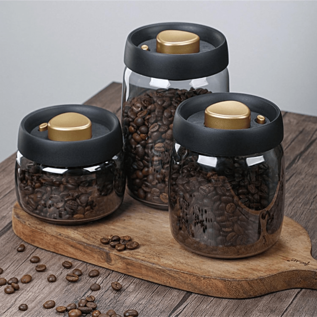 Coffee Bean Storage Glass Container