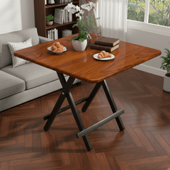 Compact Multi-Use Foldable Square Table