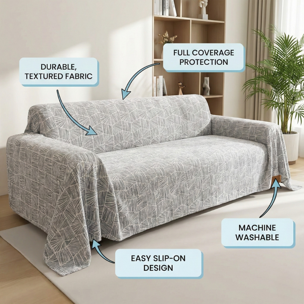 Elegance Chenille Sofa Cover : EM-SC-37