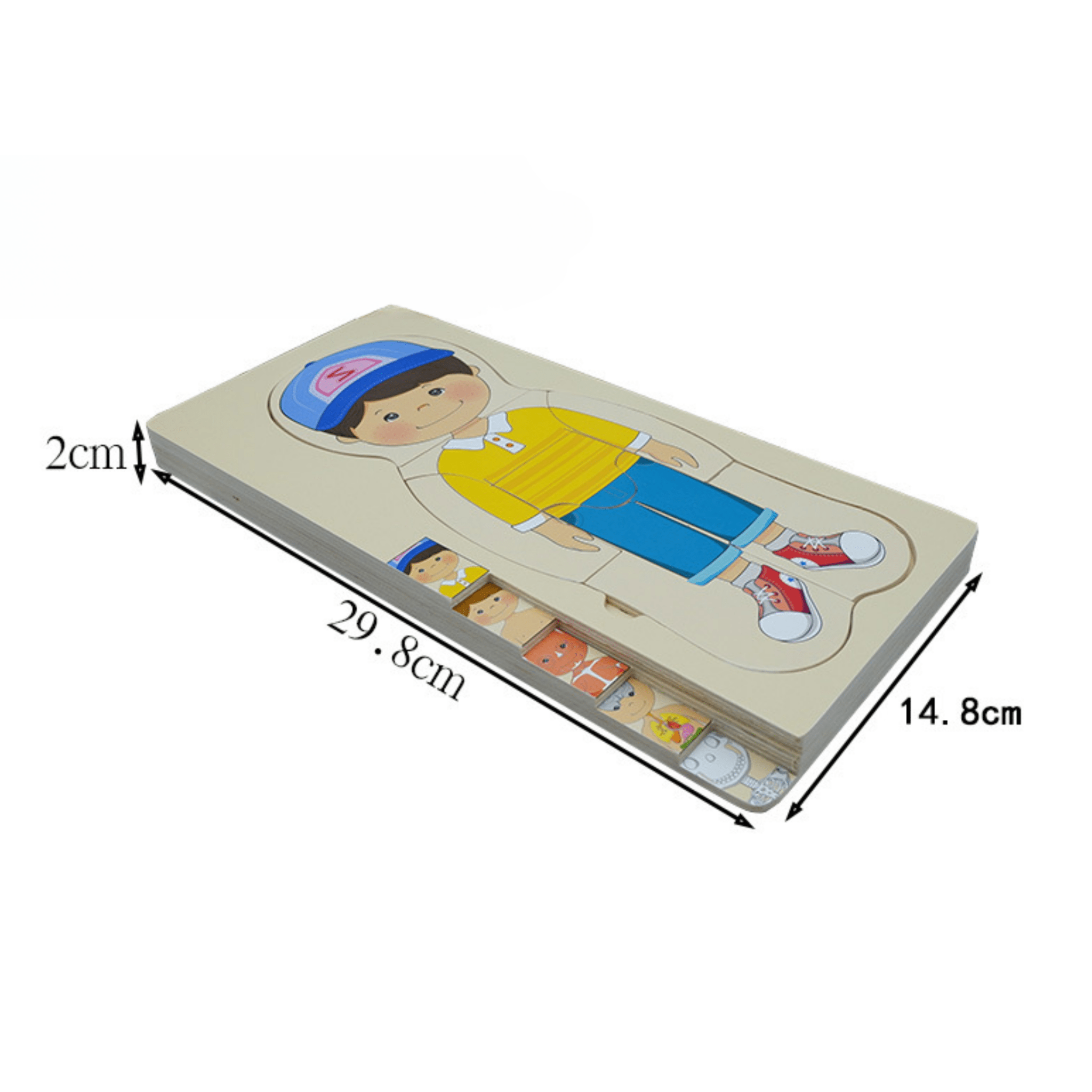 Educational Wooden Body Parts Puzzle