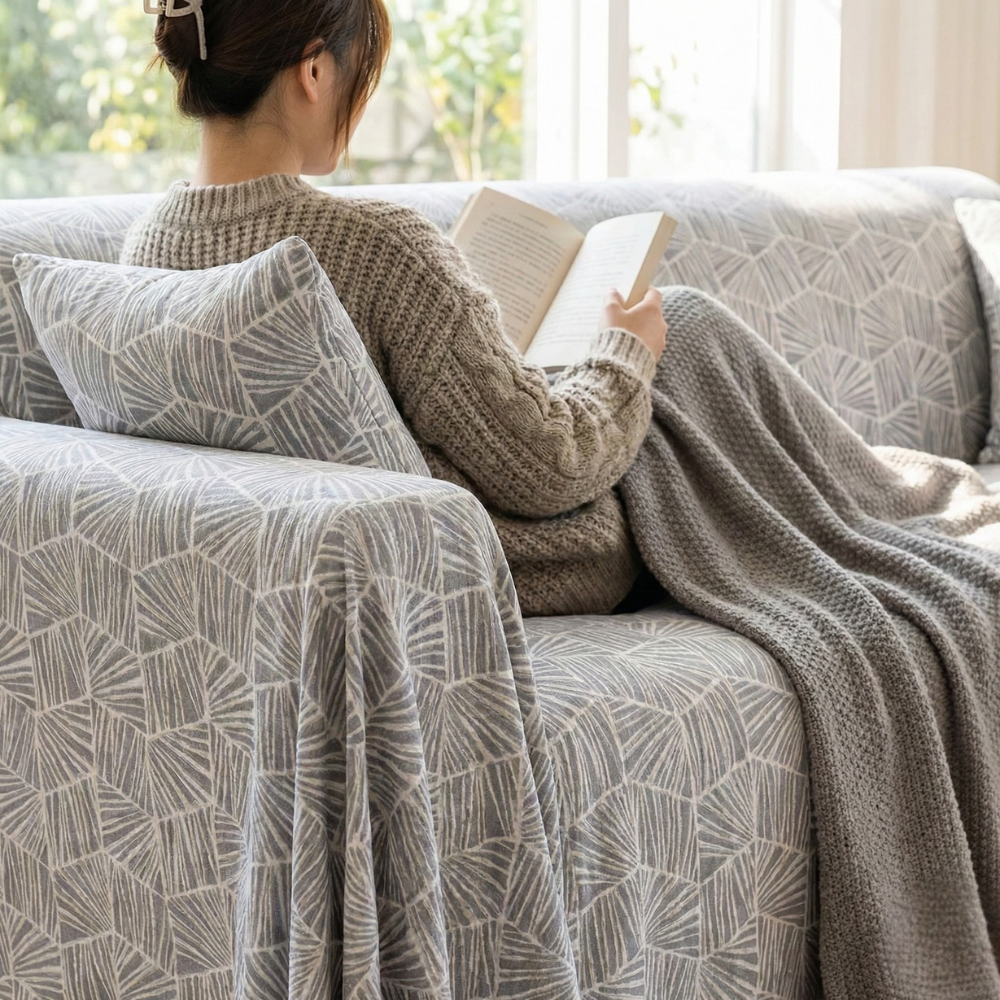 Elegance Chenille Sofa Cover : EM-SC-37