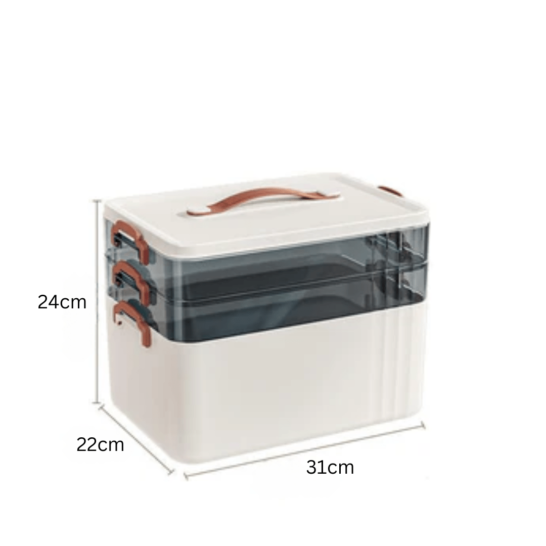3-Tier Multi-Purpose Medicine Storage Organizer