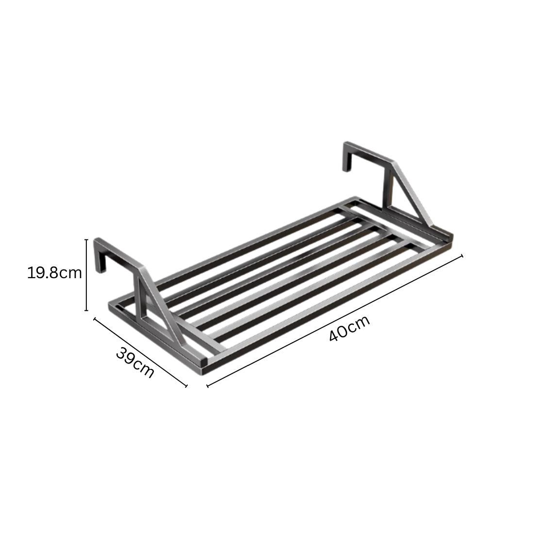 Carbon Steel Balcony Hanging Clothes Drying Rack