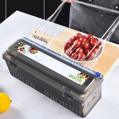 Food Wrap Roll Dispenser with Slide Cutter
