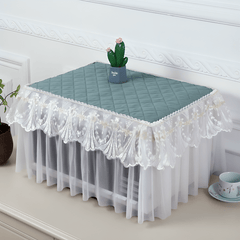 Elegant Cotton Microwave Dust Cover & Protector