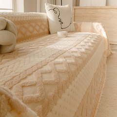 Anti-Slip Plush Dustproof Sofa Cover