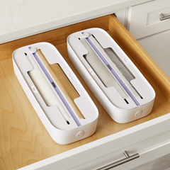 2 in 1 Compact Aluminum Foil Dispenser with Cutter