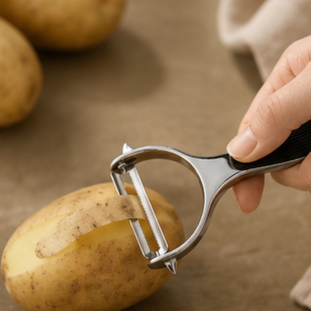 Easy Grip Kitchen Peeler with Sharp Blade