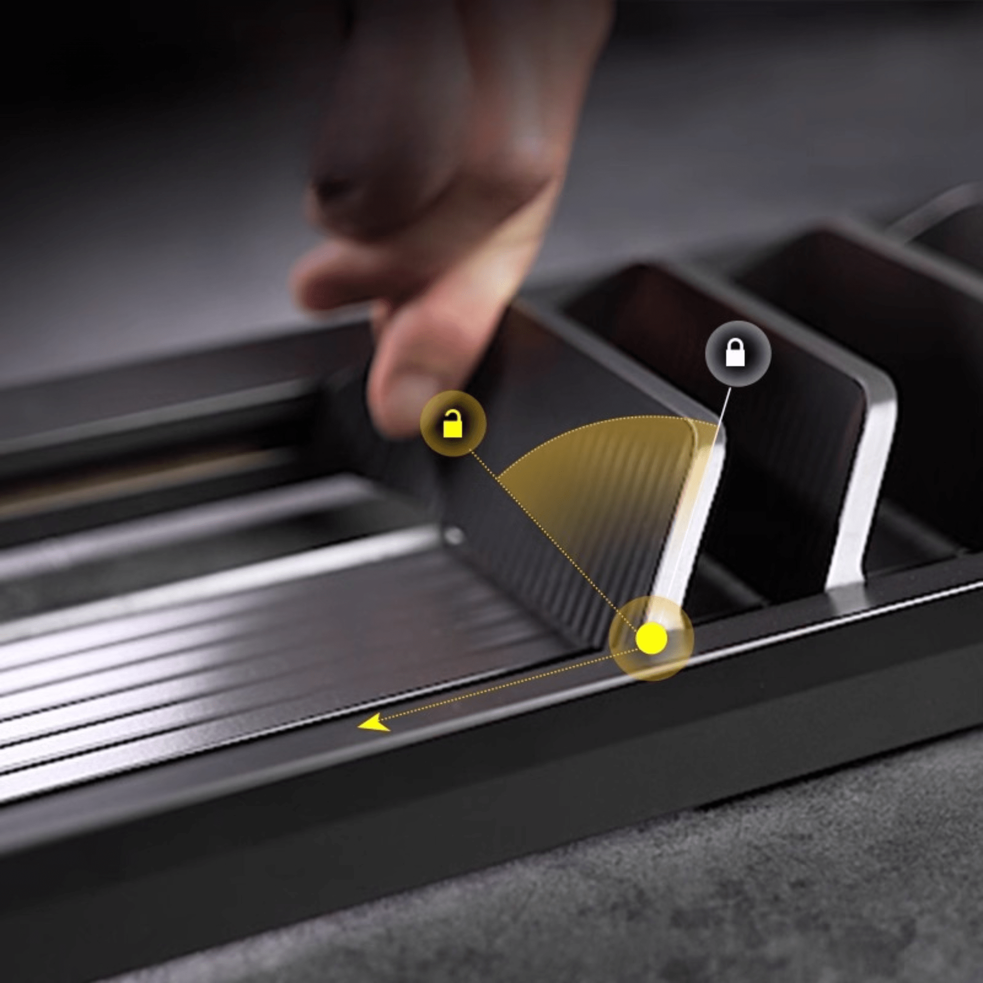 Adjustable Kitchen Drawer Dish Drying Rack with Drain Tray