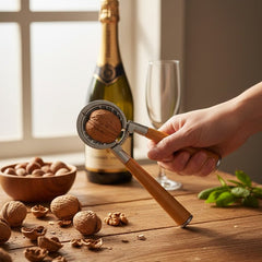 2-in-1 Stainless Steel Nutcracker & Champagne Opener