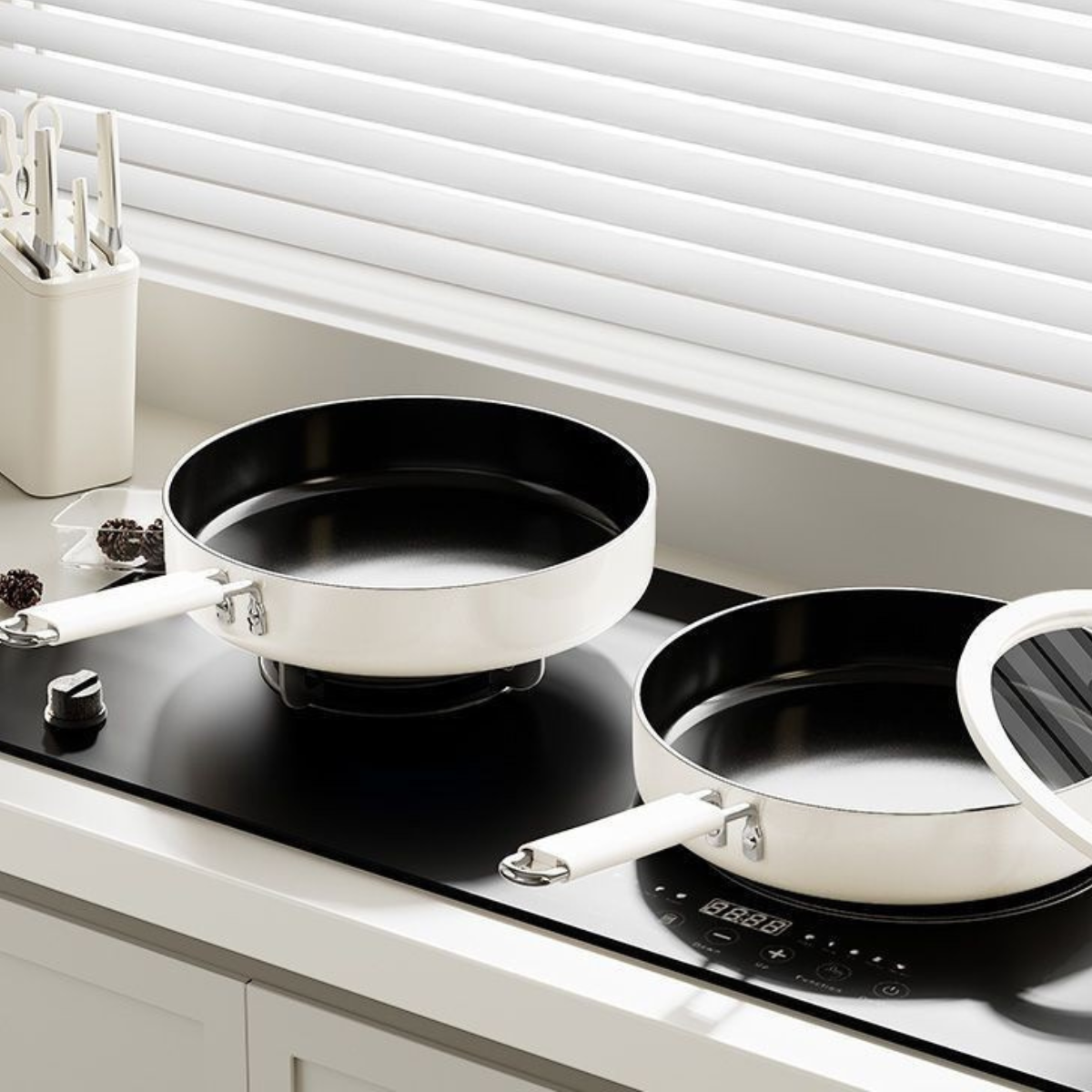 Ceramic Non-Stick Frying Pan with Lid(22 cm)