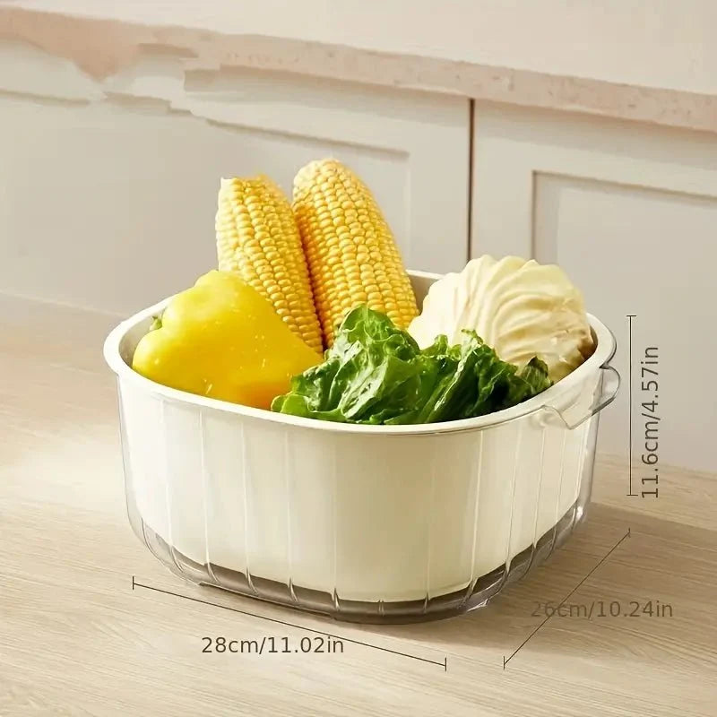 Double Layer Strainer Basket