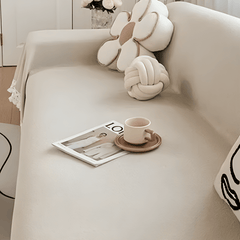 Elegance Chenille Sofa Cover :EM-SC-32 (Caramel)
