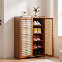 Breathable Multi-Layer Shoe Rack for Entryways